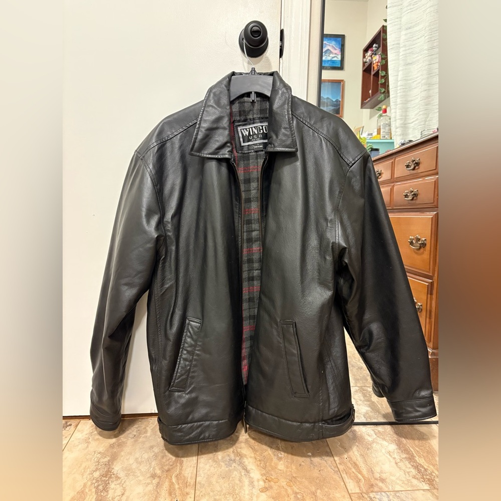 Unisex Vintage 100% Genuine Leather Jacket